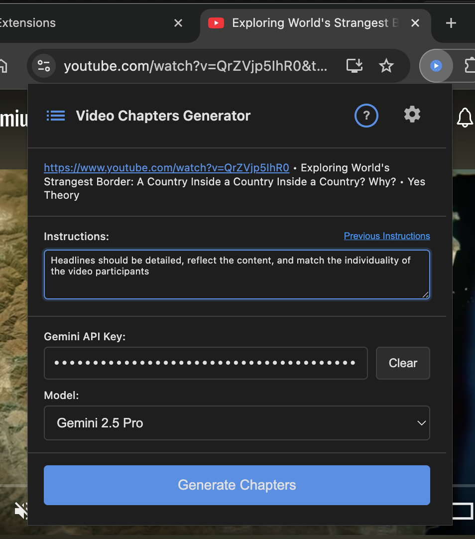 Popup Interface